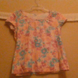 Colorful flower short sleeve tee :)
